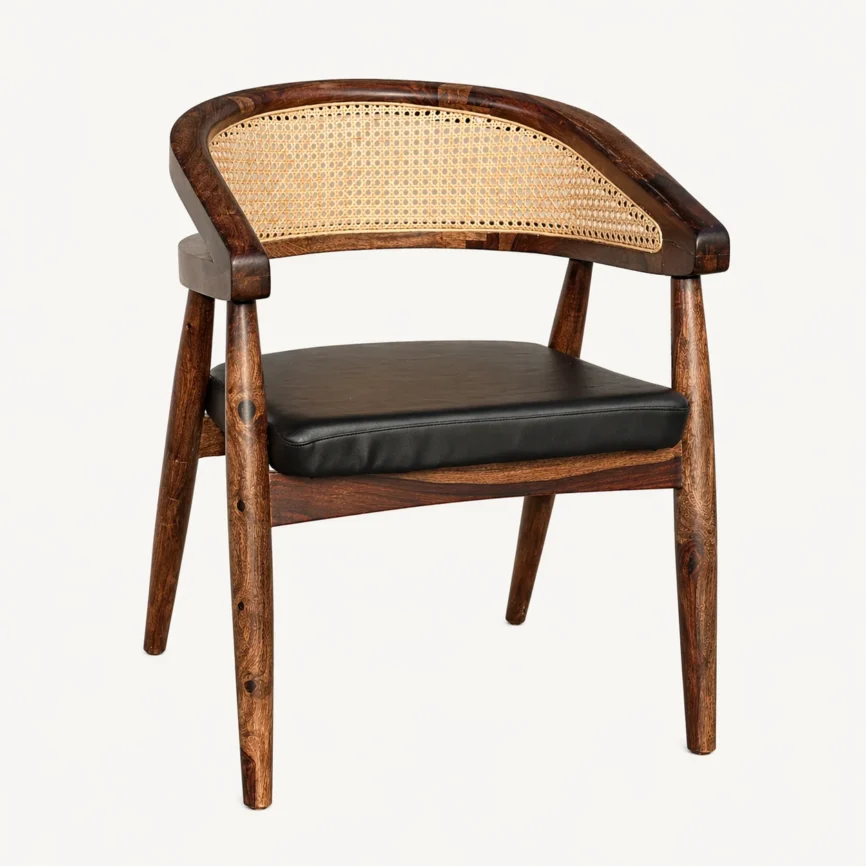 Cane dining chair