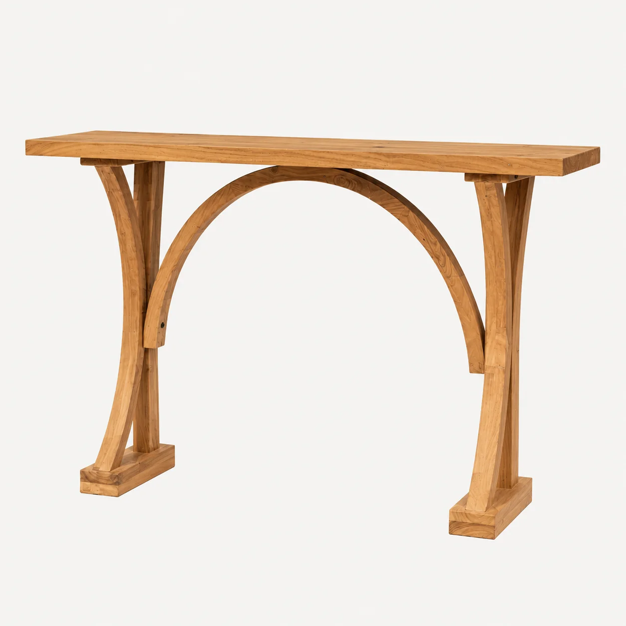 Zaioraa zebrano natural acacia wood console table