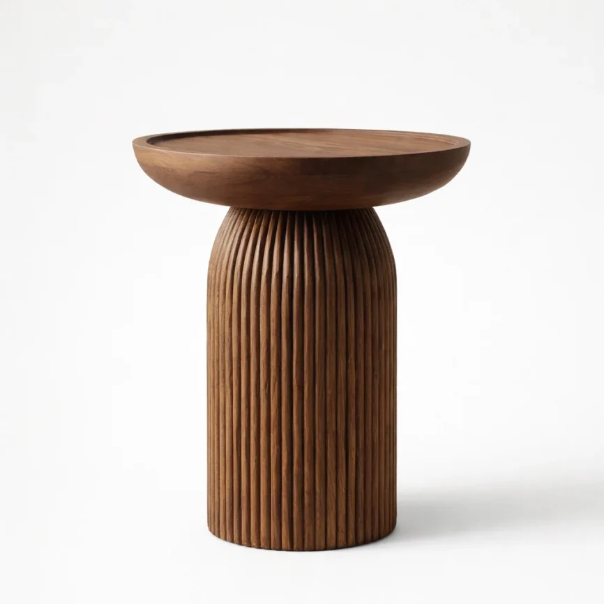 Wooden side table