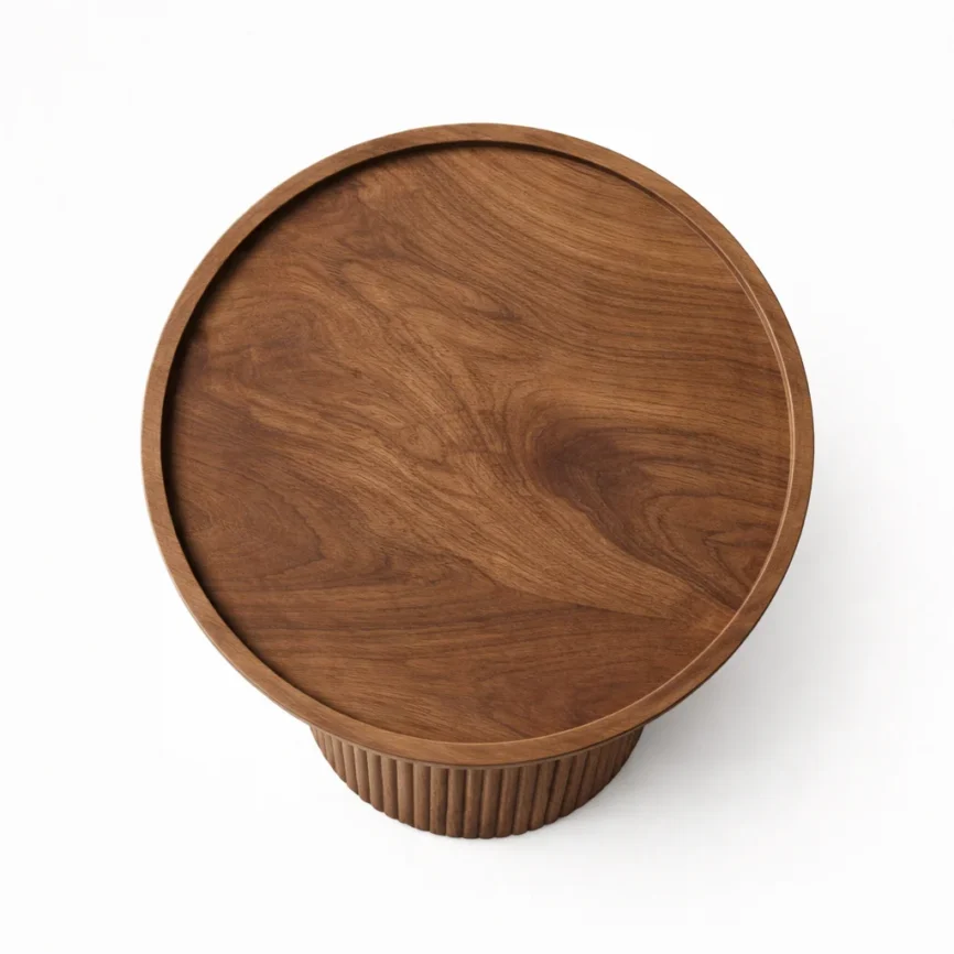Wooden side table