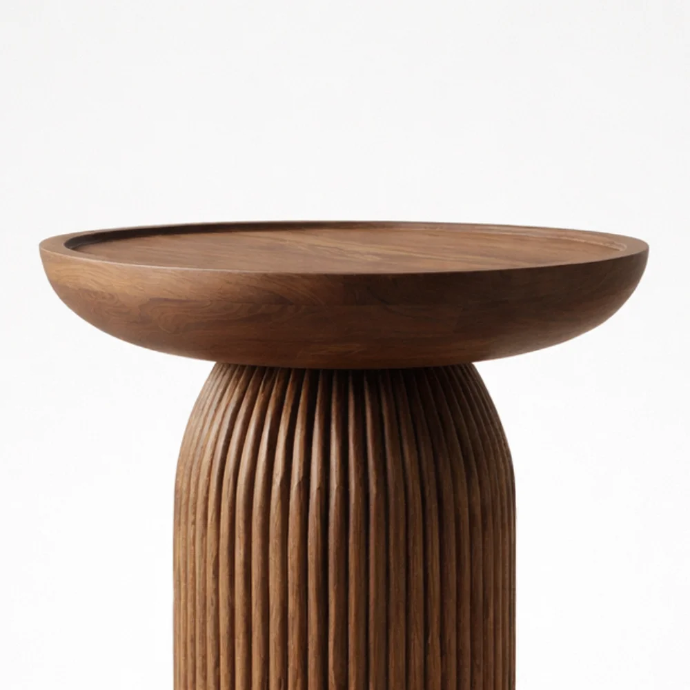 Wooden side table