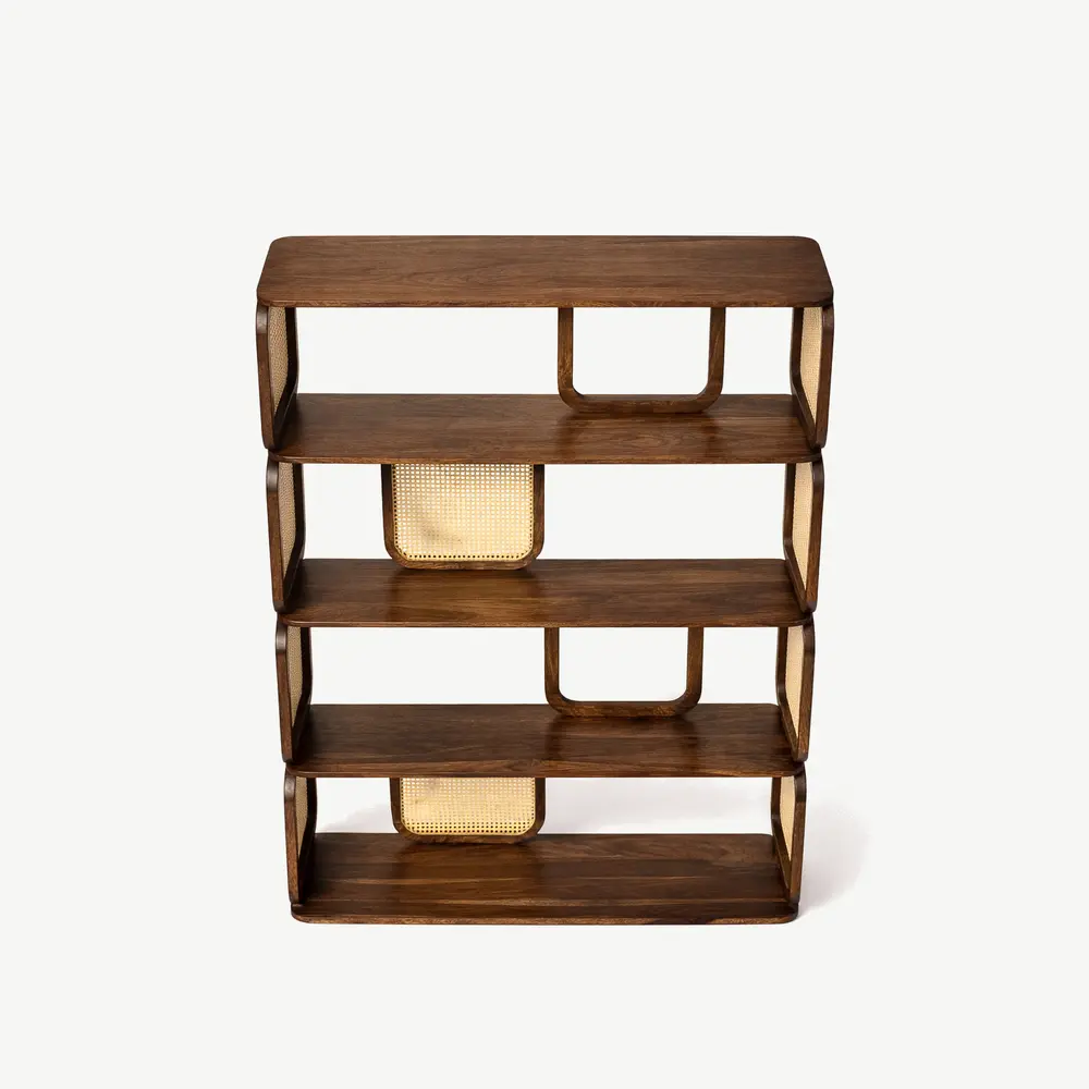 Cane bookcase