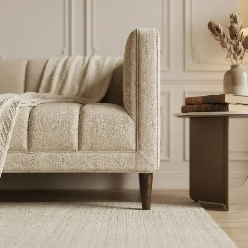 Fabric sofa