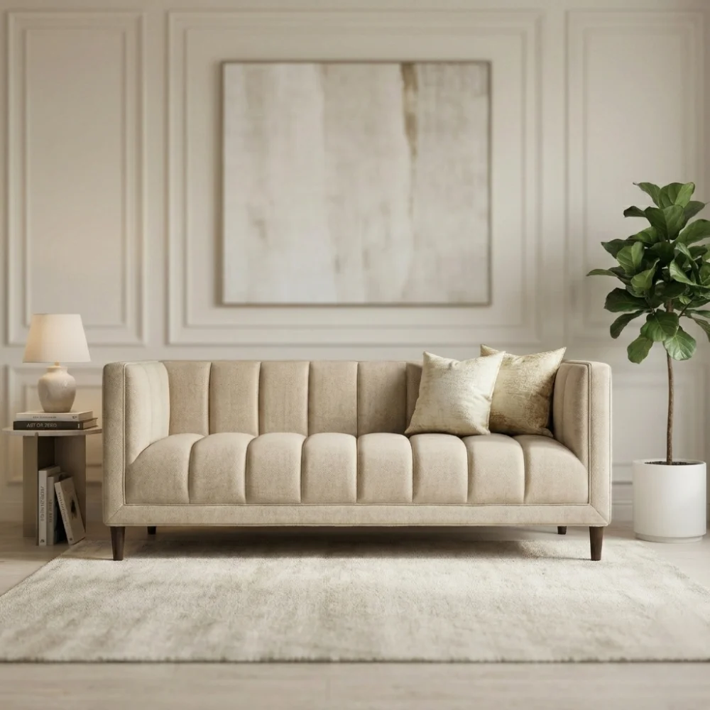 Fabric sofa