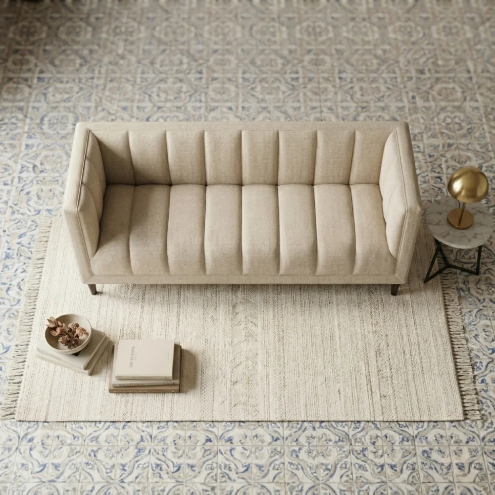 Fabric sofa