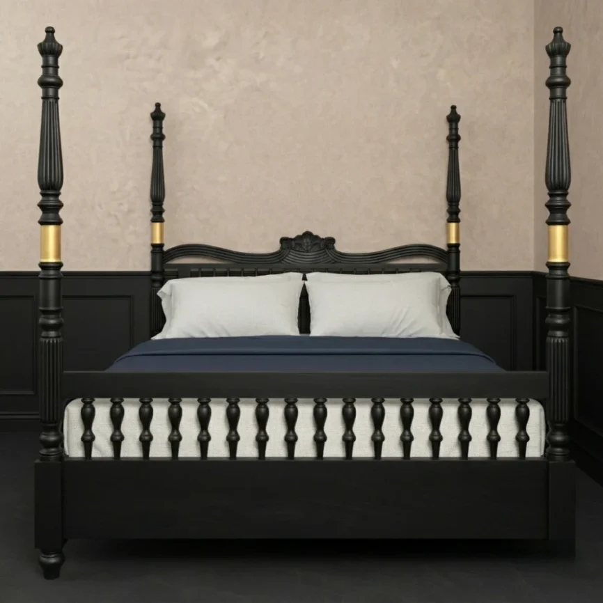 Four poster bed