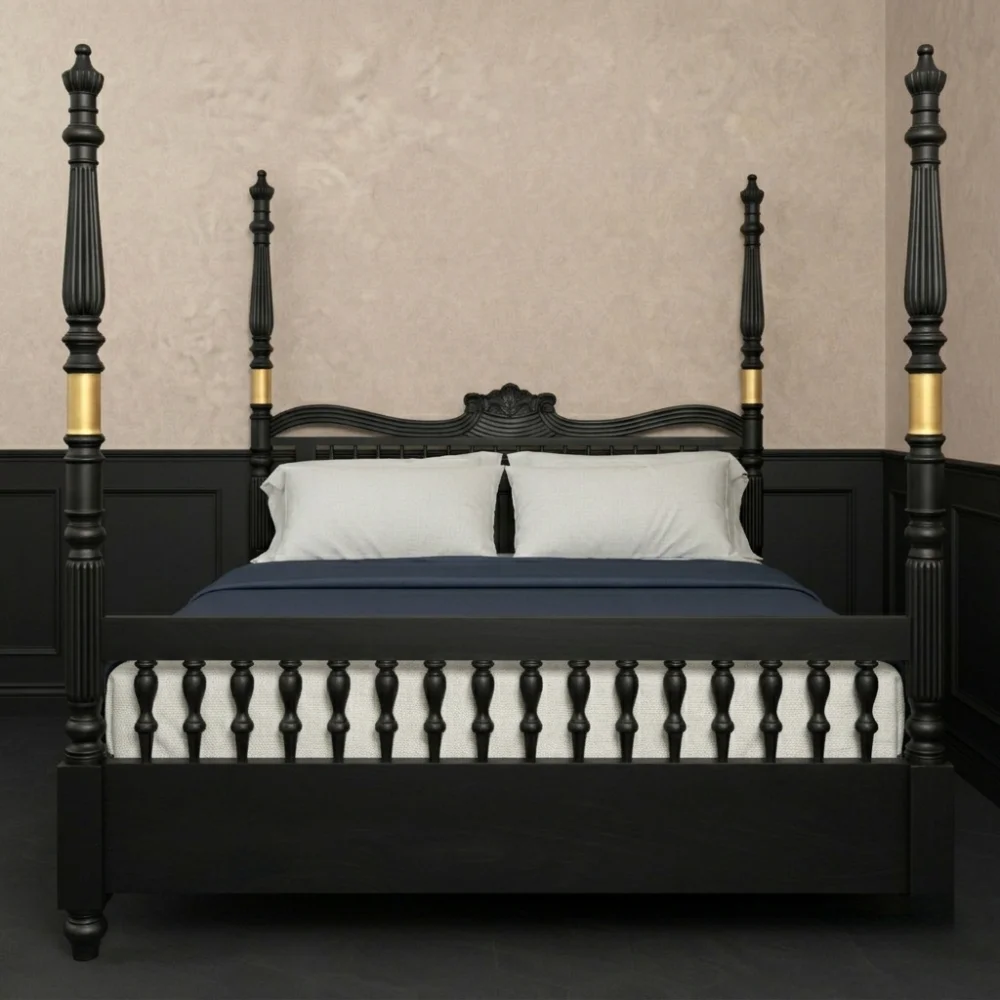 Four poster bed