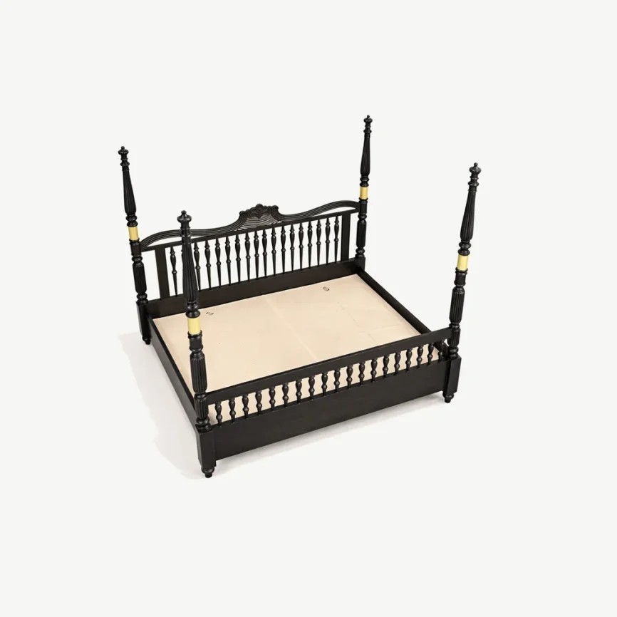 Four poster bed