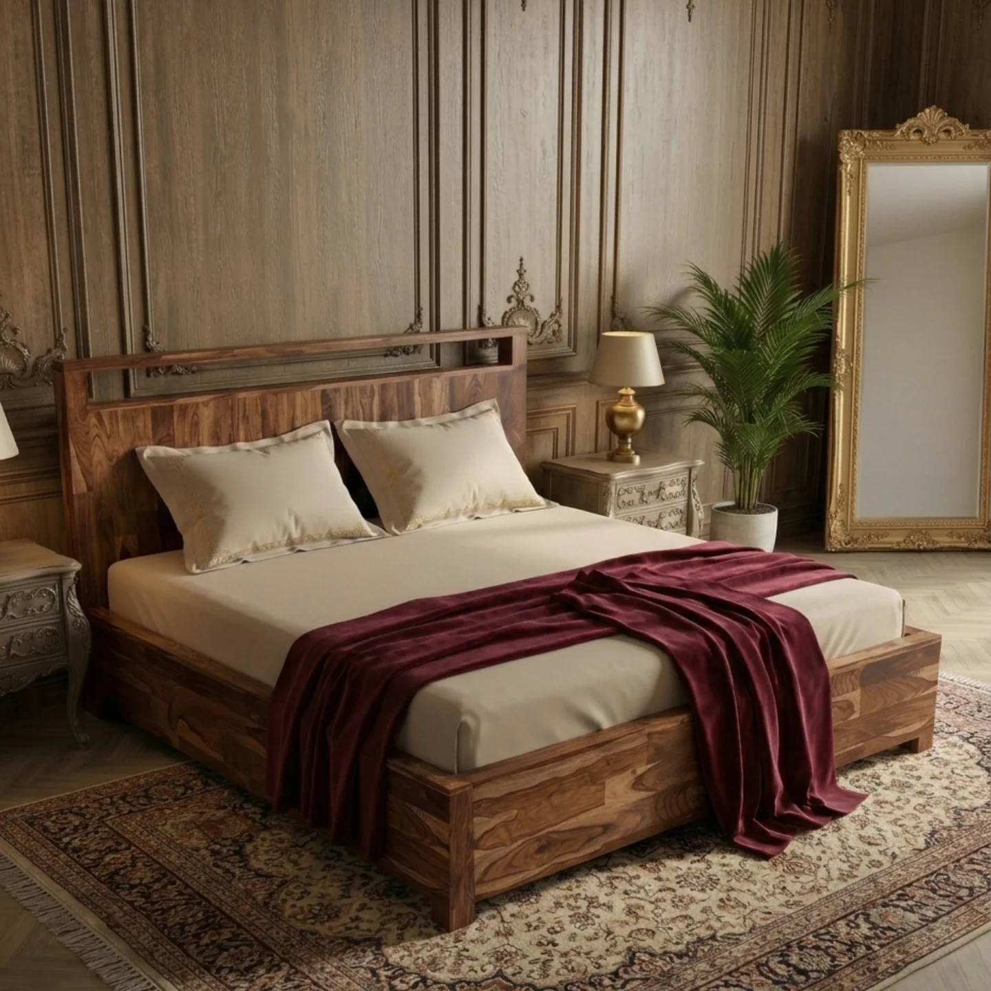 King bed