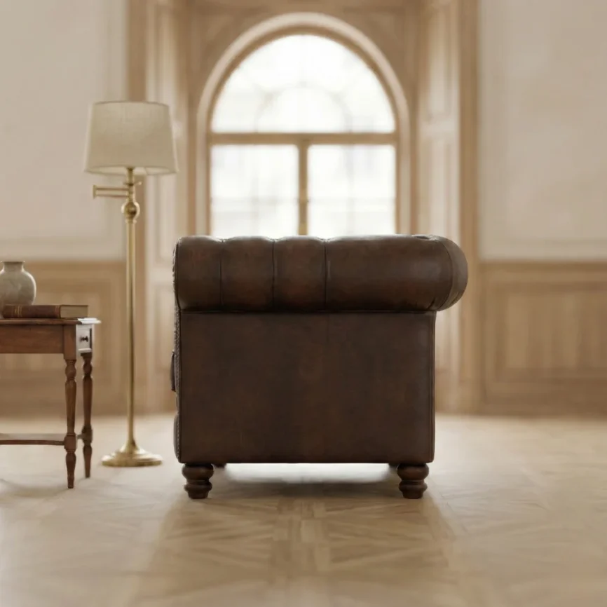 leather sofa