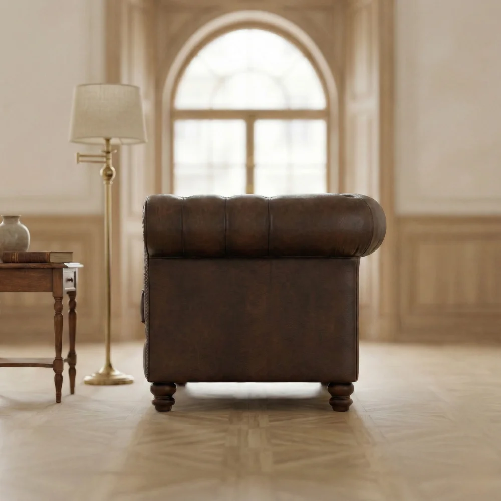 leather sofa