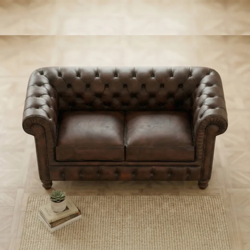 leather sofa
