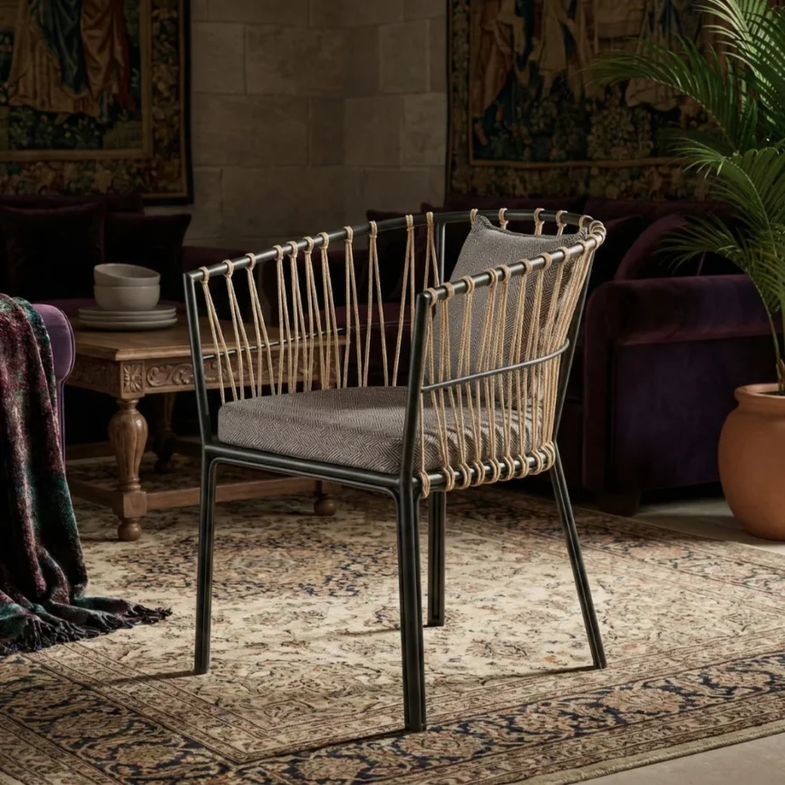 Metal outdoor chair