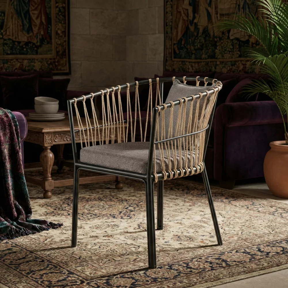 Metal outdoor chair