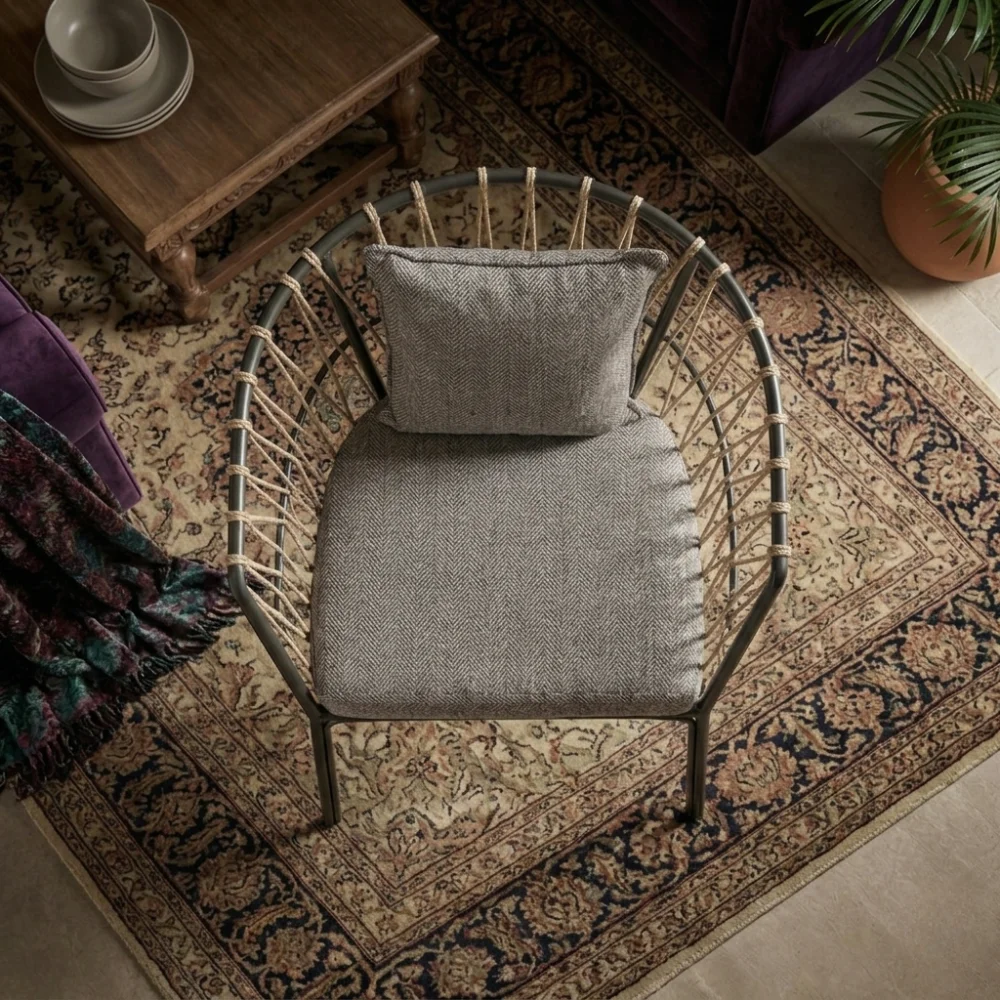 Metal outdoor chair