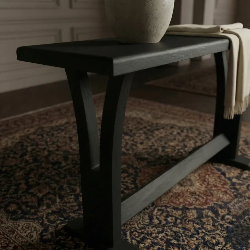 wooden console
