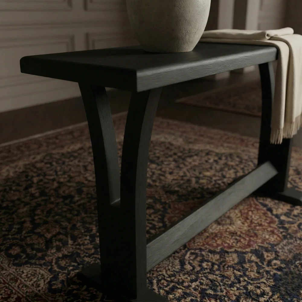 wooden console