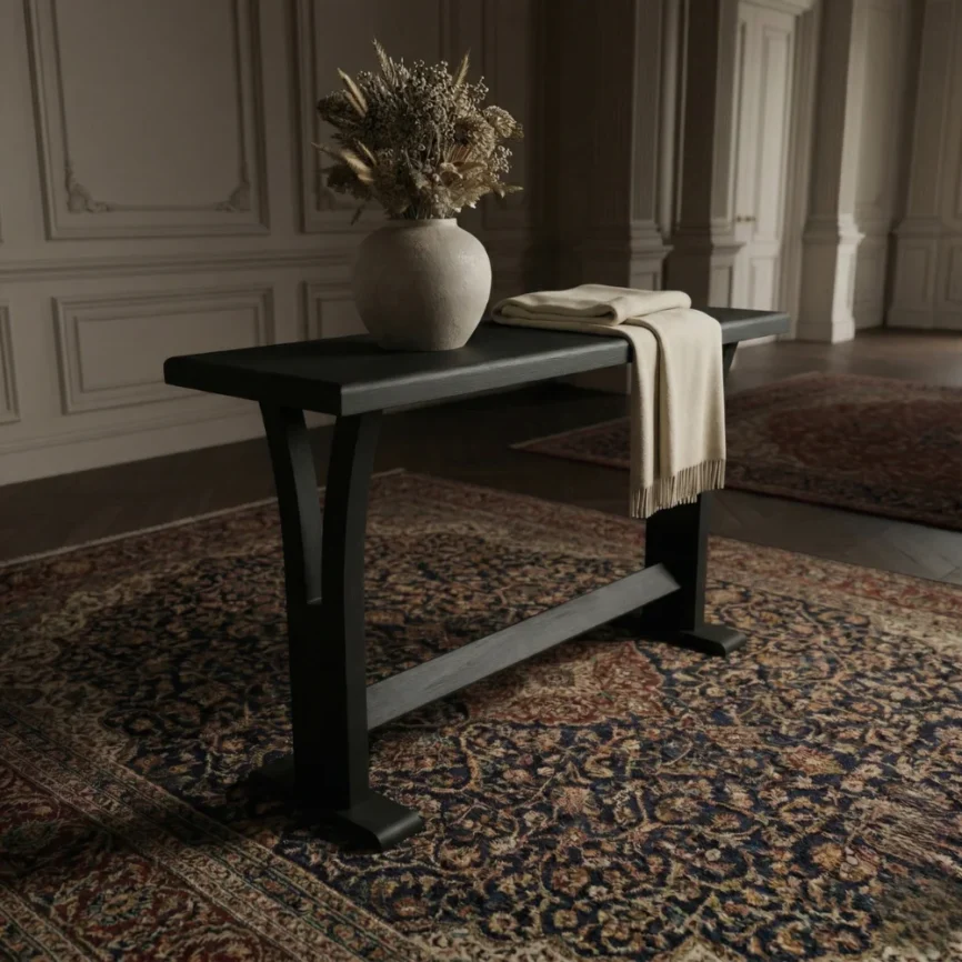 wooden console
