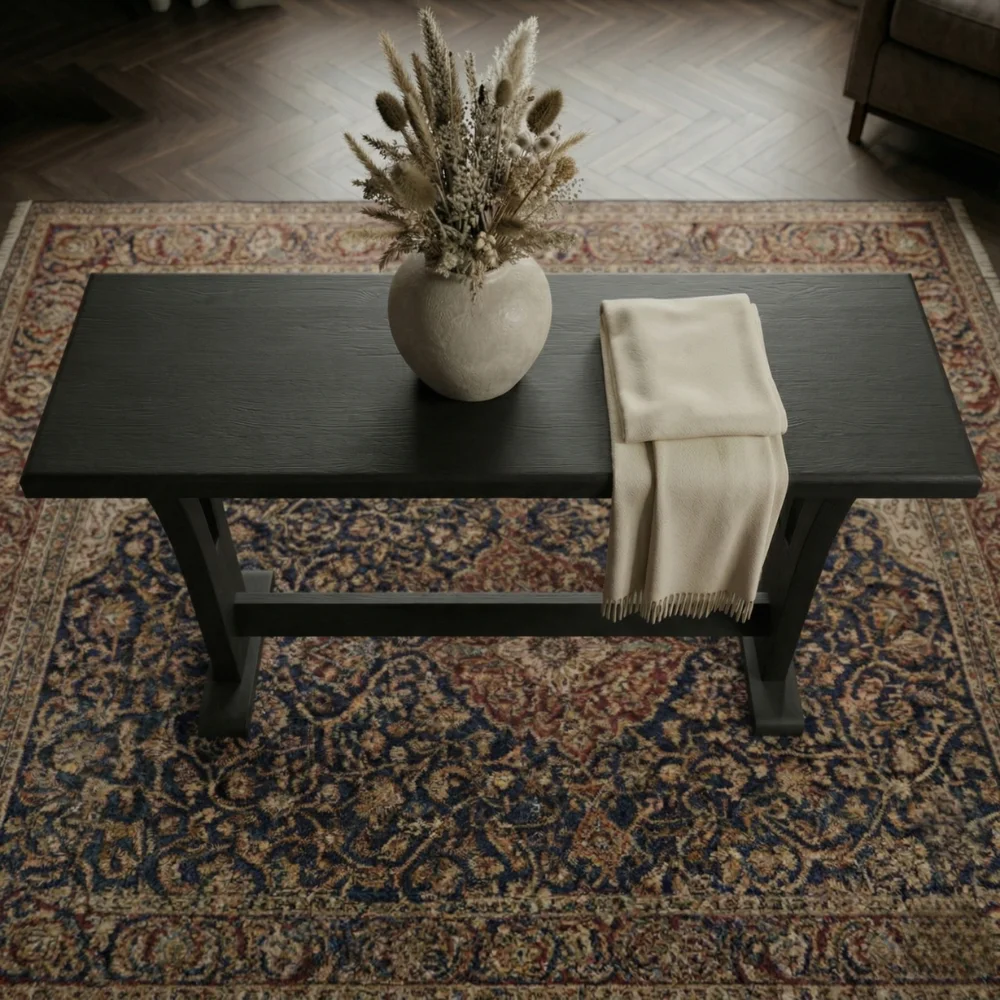 wooden console