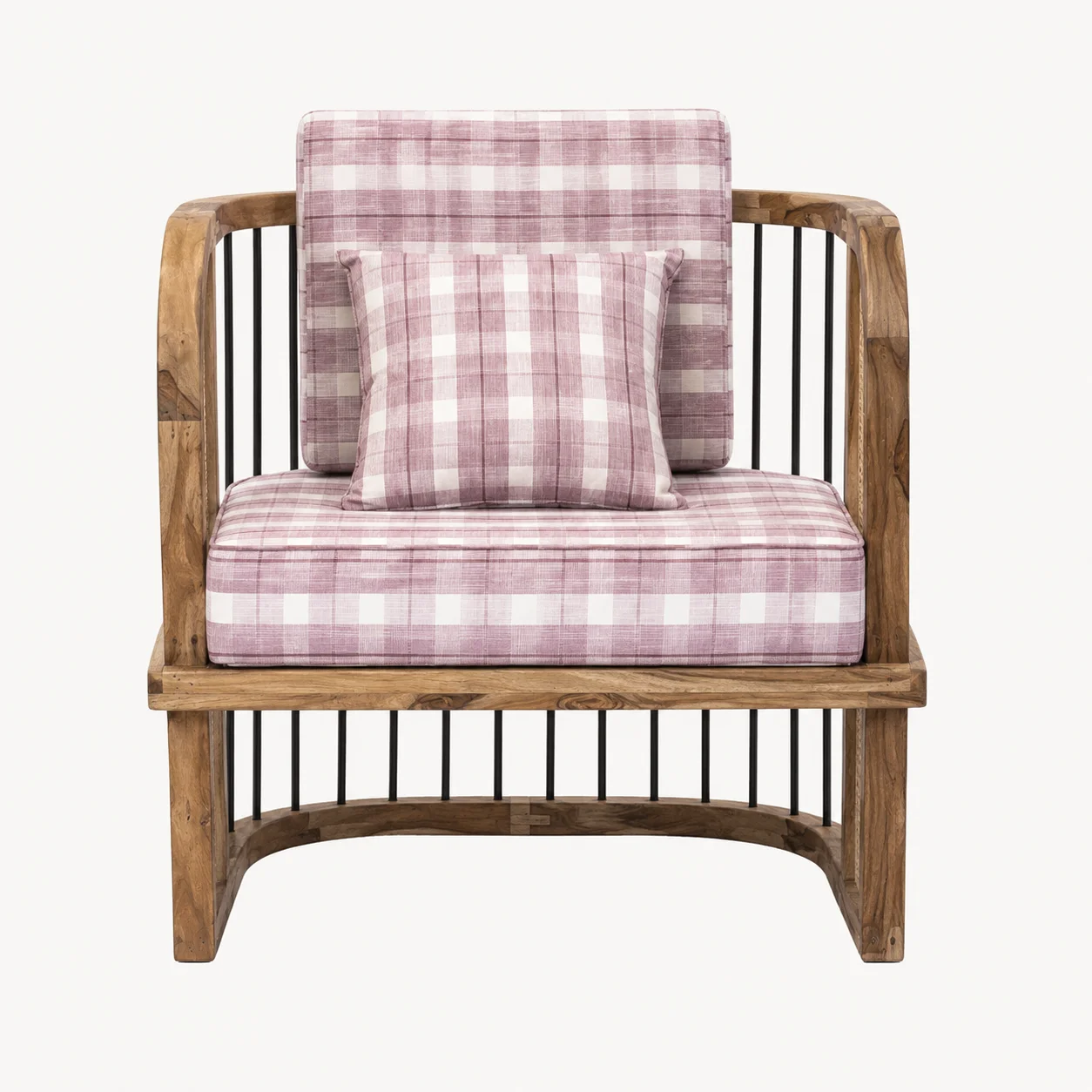 Zaioraa zebrano natural cane sheesham wood outdoor chair