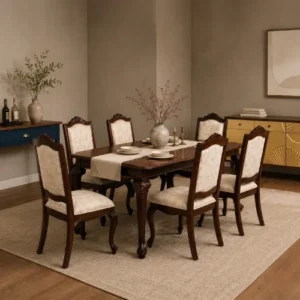 Solid wood dining tables and dining chairs for modern homes