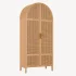 Cane wardrobe left view
