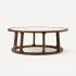 Oval coffee table
