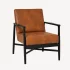 metal chair right view