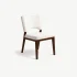 wooden chair right view