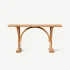 wooden console front view